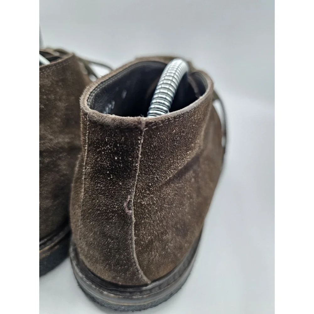 To Boot New York Chukka‎ Boots Mens 8 Brown Suede Italian Designer Lace Up